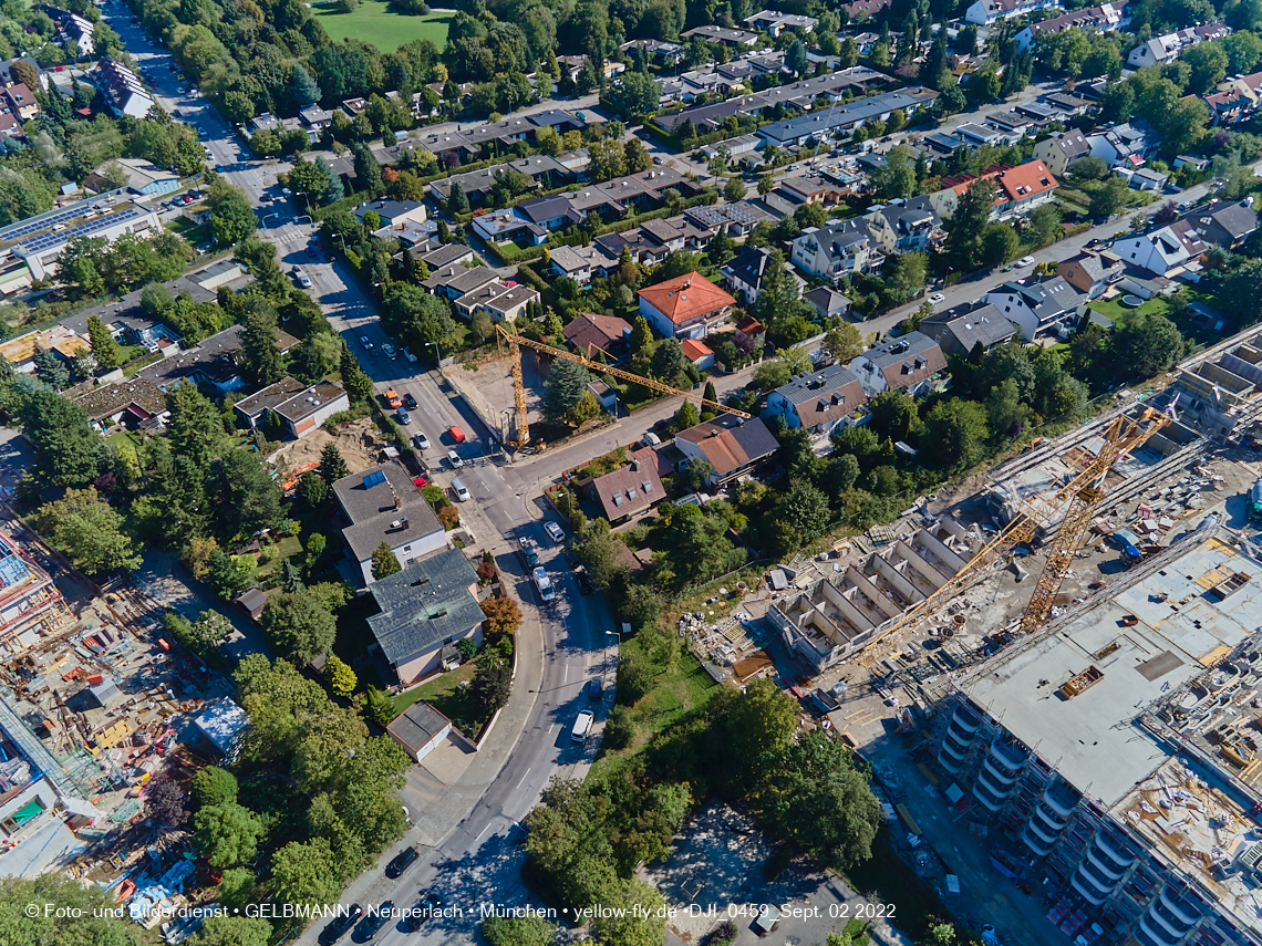 02.09.2022 - Baustelle Alexisquartier und Pandion Verde in Neuperlach 02.09.2022 - Baustelle Alexisquartier und Pandion Verde in Neuperlach